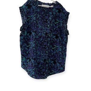 The Reiss Archive Floral Silk Blouse